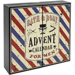 MEN BOOK Body Care Adventskalender für Männer 2024 - Körperpflege Weihnachtskalender zum Aufklappen