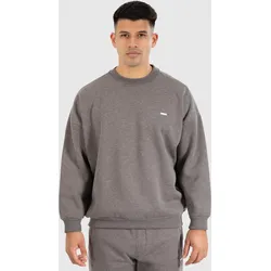 Herren Sweatshirt Kade Braun Melange ebenholzbraun M