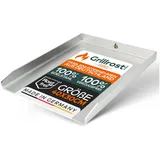 Grillrost.com Das Original Grillplatte 40 x 30 cm Edelstahl silber