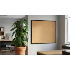 ALLboards Pinnwand 100 x 80 cm Braun/Schwarz