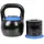Gorilla Sports Kettlebell verstellbar 16 kg oder 24 kg schwarz / blau
