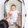 Deryan Pop-up-Reisebett mit Moskitonetz Infant BabyBox - Campingbett - Creme
