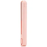 Haarglätter, Mini Lockenwickler 2 in 1 Haarcrimper USB Keramik Kabelloser Haarglätter für lange Haare kurze Haare Männer Frauen(Rosa)