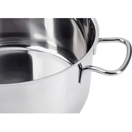 Kopf Merkur Topf-Set 6-tlg. 4 x Fleischtopf + Stielkasserolle + Bratpfanne