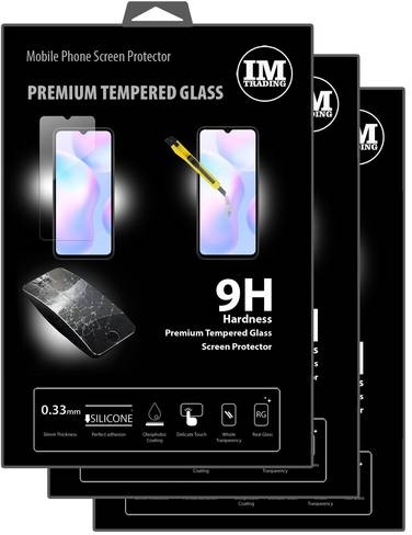 3X Panzer Schutz Glas 9H Tempered Glass Display Schutz Folie Display Glas Screen Protector XIAOMI REDMI 9C