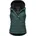 Damen ärmellose Outdoorweste warme wasserdichte und atmungsaktive Winterjacke mit angesagtem Hahnentritt Muster und abnehmbarer Kapuze YOUMODO Ocean Green Gr M M