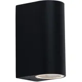 V-Tac Außenleuchte Aluminium 6,5x14,5 cm 2x RGB LED 3,5W schwarz