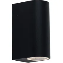 V-Tac Außenleuchte Aluminium 6,5x14,5 cm 2x RGB LED 3,5W schwarz