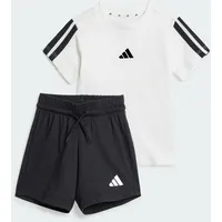 Adidas Kinder Sportanzug Essentials Kids-Set, WHITE/BLACK, 92