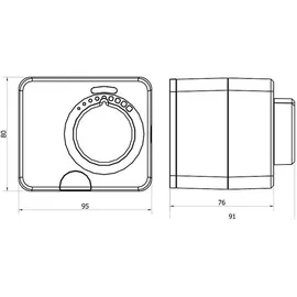 Evenes Mischer-Motor Stellmotor MM Mischerantrieb Ersatz Stellantrieb für viele Marken Heizung