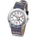 Scout Star Kids 30 mm Kunstledergehäuse Schwarz Sportarmband Grün