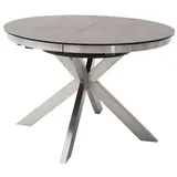 MCA Furniture Esstisch Winnipeg , silber , Maße cm H: 76 Ø: 120.0