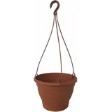 Siena Garden Hängeampel Ø 25 x 17 cm, terracotta Pflanzgefäß Aus Kunststoff