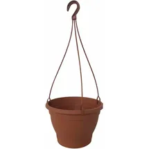 Siena Garden Hängeampel Ø 25 x 17 cm, terracotta Pflanzgefäß Aus Kunststoff