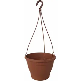 Siena Garden Hängeampel Ø 25 x 17 cm, terracotta Pflanzgefäß Aus Kunststoff