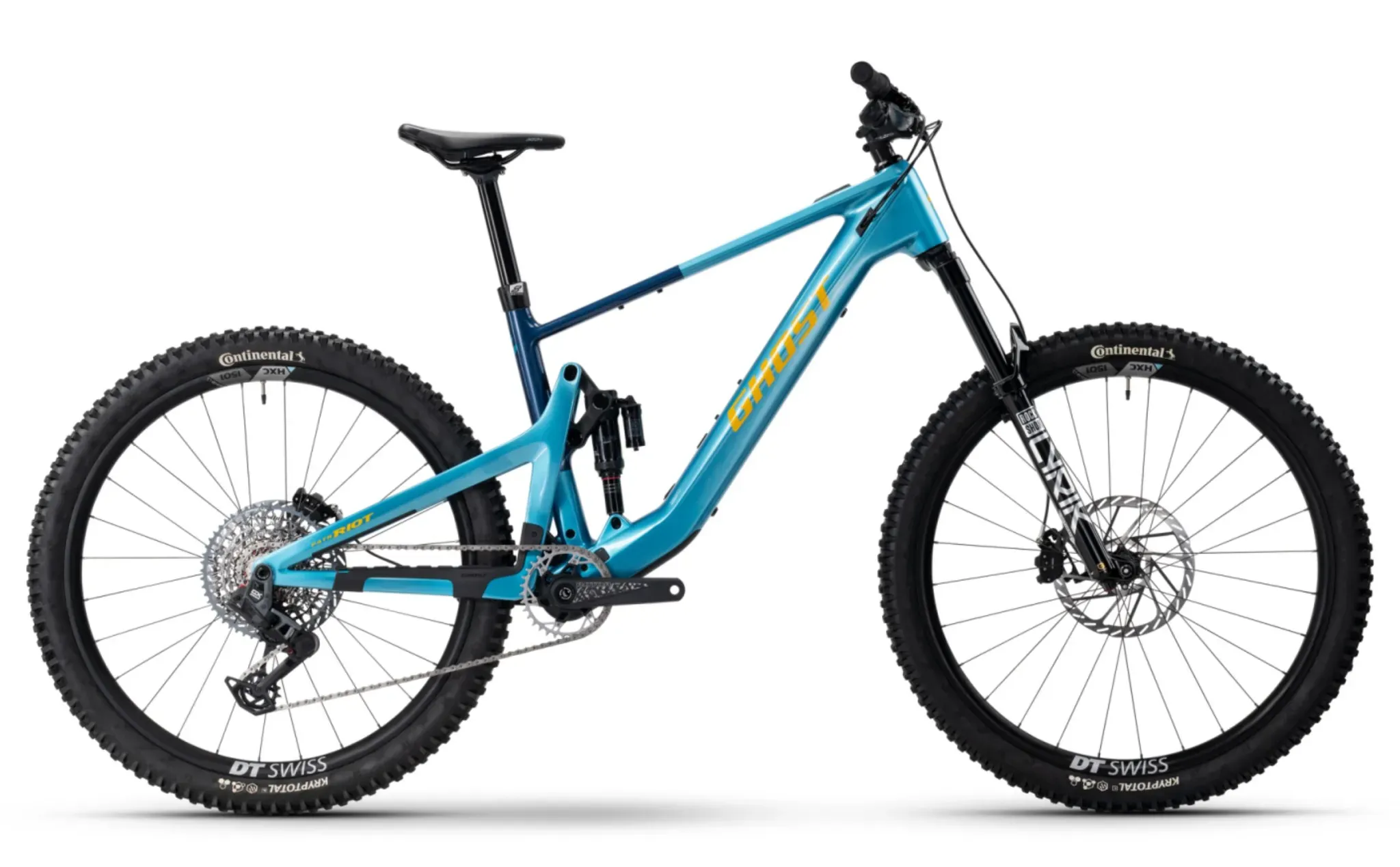 Ghost Path Riot LTD CF Fazua Ride 60 480Wh - L - chilly blue/shadow blue - glossy