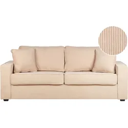 3-Sitzer Sofa Cord beige FALUN