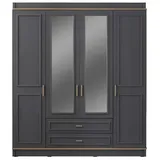 aea Kleiderschrank 54 x 210 x 182 cm Grün