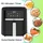casativo Heissluftfritteuse CH9693 6,5 l schwarz/silberfarben