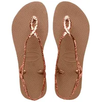 Havaianas Luna Premium Ii Zehensandalen Damen Rosa/Gold - 35/36 - Zehensandalen Shoes - 35/36 EU