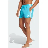 Adidas 3-Streifen 3-Inch Badeshorts Lucid Cyan / White S