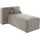 Home Affaire Ottomane HOME AFFAIRE "Sundstrup", grau (taupe), B:100cm H:76,5cm T:153cm, 100% Polyester, Sofas, Ottomane, Modulserie, individuelle Zusammenstellung