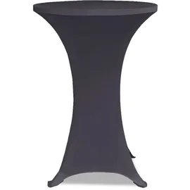 deluke Stehtischhusse AMAU Anthrazit Ø 70 cm 2er Set