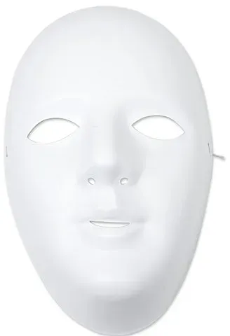 Vollmaske "Damen-Gesicht"