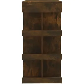 vidaXL Bartisch mit Regal 100 x 50 x 101,5 cm Räuchereiche
