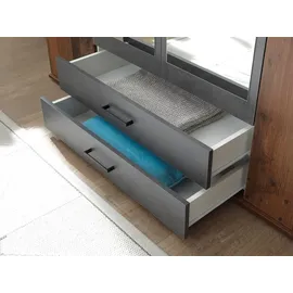 Pol-Power Drehtürenschrank Chicago 159 x 197 x 54 cm Braun