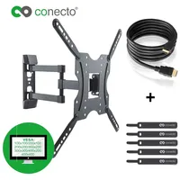 Conecto TV Wandhalterung für 32-55 Zoll (ca. 81-140cm) Flach