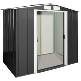 Tepro Metallgerätehaus Eco 6x4 1,92 x 1,12 m anthrazit