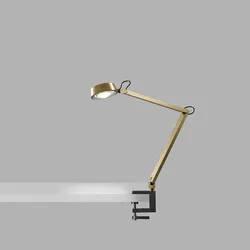 Light Point Dark T1 Klemmleuchte messing