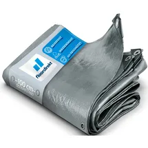 Floordirekt Abdeckplane 1,5 x 6 m Silber