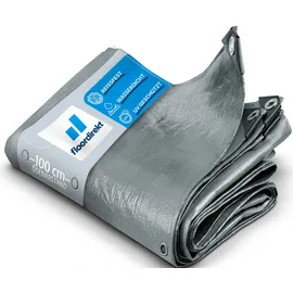 Floordirekt Abdeckplane 1,5 x 6 m Silber