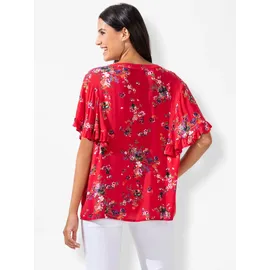 Inspirationen Druckbluse Erdbeere 44