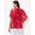 Inspirationen Druckbluse Erdbeere 44