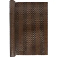 vidaXL Balkon-Sichtschutz Braun Schwarz 400x90 cm Poly Rattan