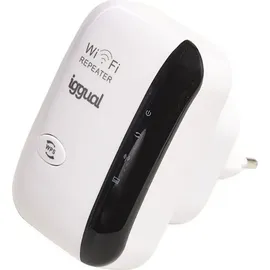 IGGUAL 300 Mbit/s, RW, N300-AP/R, Ethernet-Port, interne Antennen, kompatibel mit Windows/MacOS