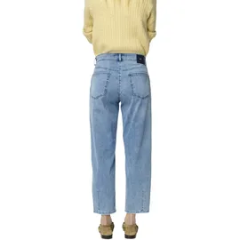 MAC Bobbie Jeans Barrel in Mittelblau-D42