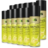 Spraytive 12 x 400ml Rapsöl-Spray mit feinem Buttergeschmack, Ölspray 100% VEGAN