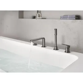Grohe Lineare Einhandwannenmischer Hard Graphite gebürstet