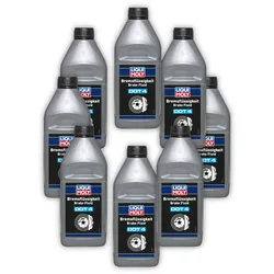 8x 1L LIQUI MOLY 21157 Bremsflüssigkeit DOT 4 Bremse Flüssigkeit Brake Fluid