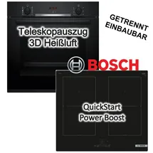 Bosch Backofen Hydrolyse + Induktionskochfeld autark 60 cm