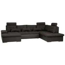 ed-lifestyle polstermöbel Wohnlandschaft mit Funktion JAKARTA - braun