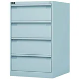 BISLEY ECO Karteischrank lichtgrau 4 Schubladen 57,0 x 62,2 x 91,5 cm