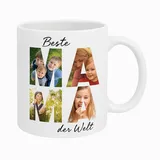 Muttertagsgeschenk - Personalisierte Tasse mit Foto, Personalisierte Fototasse für Mama, Beste Mama Fototasse mit Foto selbst gestalten - Geschenk, Muttertag