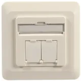 EFB-Elektronik ET-25211.1V1 Datendose Cat.6 250MHz oben/unten Unterputz 2xRJ45