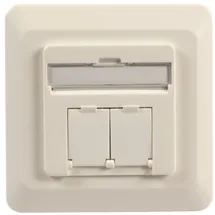 EFB-Elektronik ET-25211.1V1 Datendose Cat.6 250MHz oben/unten Unterputz 2xRJ45