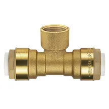 ITAP SpA ITAP-FIT Messing-Steckverbinder T-Stück für Cu-Rohr Ø 22 mm x 3/4 IG - DVGW